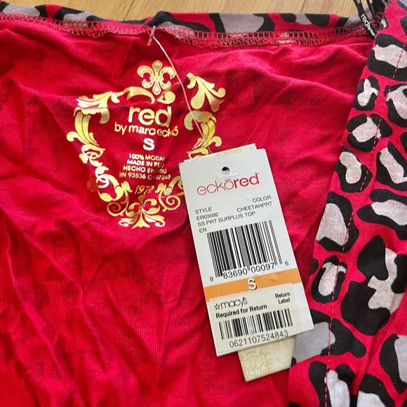 Red by Marc Ecko Red Cheetah Blouse - Picture 6 of 15